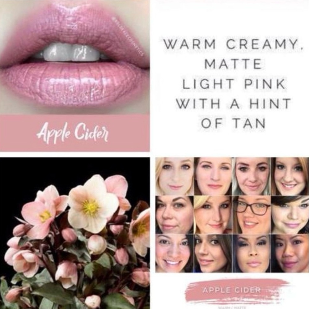 🌻 Lipsense Apple Cider Lip Color - Warm Peach Pink New Sealed - Picture 2 of 7